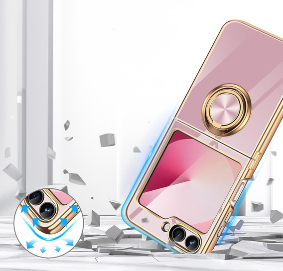 Telefontok a Samsung Galaxy Z Flip7 FE / Z Flip6, Electro Ring, lila