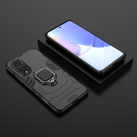 Telefontok a Huawei Nova 9, Kickstand Ring, fekete