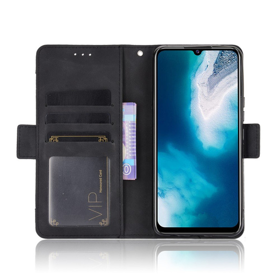 Pattintható tok a vivo V20 SE / vivo Y70 2020, Card Slot, fekete