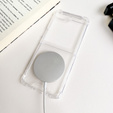 Telefontok a Samsung Galaxy Z Flip7 FE / Z Flip6, Dropproof MagSafe, átlátszó