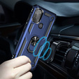 Páncélozott telefontok a Motorola Moto G50, Nox Case Ring, kék