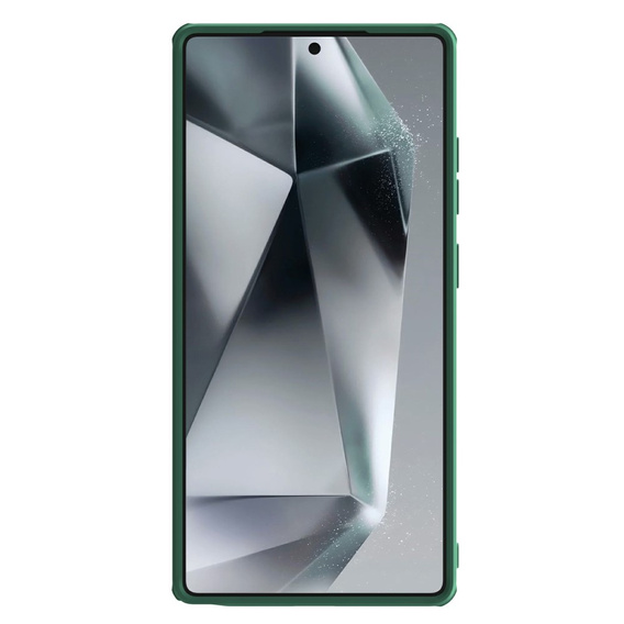 Tok Samsung Galaxy S25 Ultra, páncélozott Nillkin, CamShield Pro, zöld