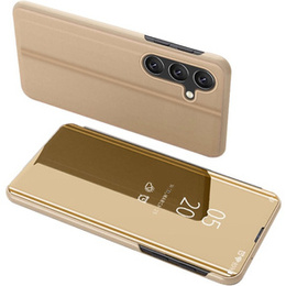 Telefontok a Samsung Galaxy A15, Clear View, fekete + 9H üveg