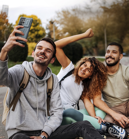 Páncélozott tok a Samsung Galaxy S25 Ultra, Dexnor Full Body (Two Frames), sötétkék