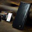 CASEME flip tok Samsung Galaxy Note 10 Plus, Waxy Textured, fekete