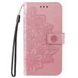 Pattintható tok a Xiaomi Redmi 13C / Poco C65, Mandala Flower, rózsaszín