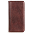 Telefontok a OnePlus 12 5G, Wallet Litchi Leather, barna