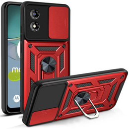 Telefontok a Motorola Moto E13, CamShield Slide, piros
