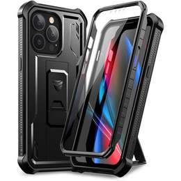 Páncélozott tok a iPhone 13 Pro, Dexnor Full Body, fekete