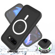 Tok Google Pixel 9a készülékhez, Shockproof, fóliával, MagSafe-hoz, fekete