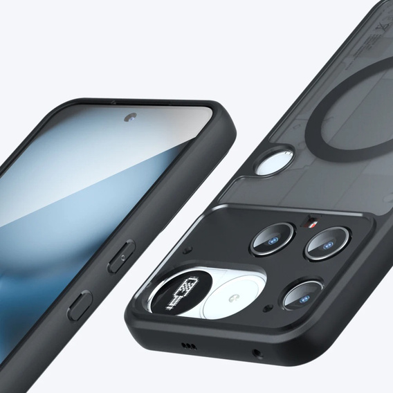 Tok Nothing Phone 3 5G-hoz, MagSafe, ERBORD Matt Case, fekete