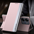 Pattintható tok a Xiaomi Redmi 13C / Poco C65, Side Magnetic, rózsaszín