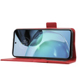 Pattintható tok a Motorola Moto G72, Wallet Thin Magnet, piros