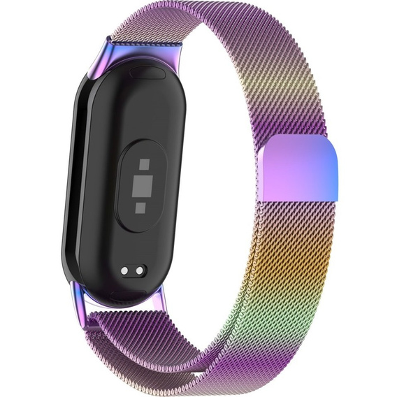 Milánói karkötő szíj tokkal a Xiaomi Smart Band 10 / 9 / 8, többszínű