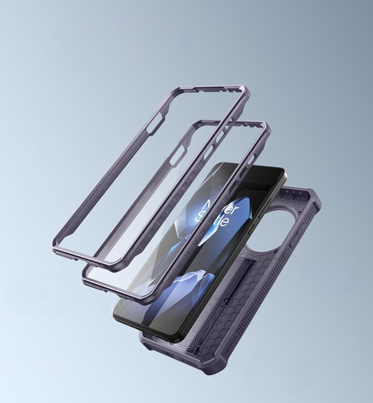Páncélozott tok a OnePlus 13, Dexnor Full Body (Two Frames), lila
