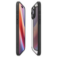 A Spigen tok iPhone 16 Pro Max, Ultra Hybrid, átlátszó / fekete + 9H edzett üveg