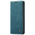 CASEME tok Samsung Galaxy A33 5G, Leather Wallet Case, zöld