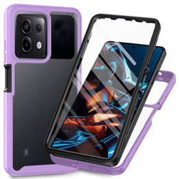 Tok Xiaomi Redmi Note 13 Pro 5G készülékhez, Shockproof, fóliával, lila