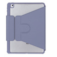 Billentyűzet tok iPad 11" 2025 A16 (11 gen.) / iPad 10.9" 2022 (10 gen.), Rotary 360° Leather, lila