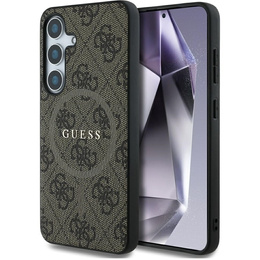 GUESS Telefontok a Samsung Galaxy S25, 4G Ring Classic Logo, barna
