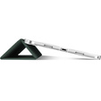 Tok iPad Pro 11 2022 / 2021 / 2020, Smartcase Hybrid, tolltartó résszel, sötétzöld