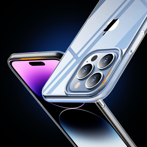 Telefontok a iPhone 14 Pro Max, Premium Armor Slim, átlátszó
