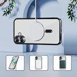 Tok iPhone 16 Plus-hoz, Electro MagSafe, fekete + üveg a képernyőhöz