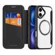 Dux Ducis tok iPhone 17-hez, Skin X Pro, patenttal, MagSafe-hoz, fekete