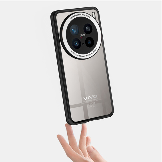 Tok Vivo X200 Pro 5G, Magnetic Dual Glass, fekete