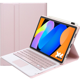 Touchpad Bluetooth billentyűzet tok Lenovo Idea Tab 11" 2025 TB336FU TB336ZU TB336ZU, rózsaszínű