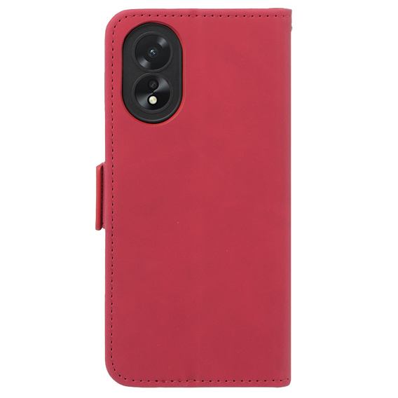 Pattintható tok a Oppo A38 4G / Oppo A18 4G, Card Slot, piros