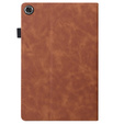 Tok Samsung Galaxy Tab A9+, Classic, tolltartóval, barna