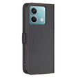 Pattintható tok a Xiaomi Redmi Note 13 5G, BINFEN Wallet, fekete