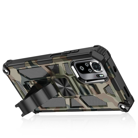 Telefontok a Xiaomi Redmi Note 10/ 10S, Armor Kickstand, zöld