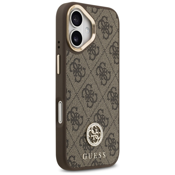 GUESS 4G Strass Logo MagSafe tok pánttal iPhone 17-hez