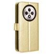 Pattintható tok a Oppo Reno 12FS / 12F, Crazy Horse Wallet, arany