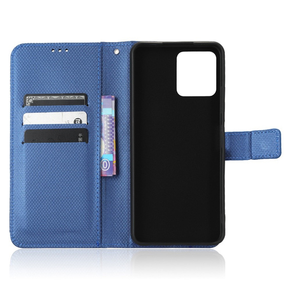 Pattintható tok a T Phone 5G, Wallet Magnet, kék