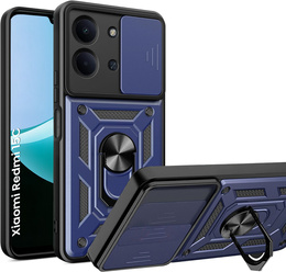 Páncélozott tok Xiaomi Redmi 15C 4G/LTE, CamShield Slide, kék