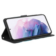 Pattintható tok a Samsung Galaxy A14 4G/5G, Wallet Marble, kék