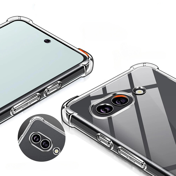 Telefontok a Google Pixel 9A, Dropproof, átlátszó