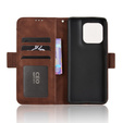 Pattintható tok a Motorola Edge 60 / 60 Fusion, Card Slot, barna