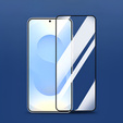 3D edzett üveg Samsung Galaxy S25+ készülékhez, fekete keret