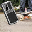 Páncélozott tok a Samsung Galaxy S25+ Plus, R-JUST, ezüst