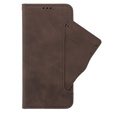 Pattintható tok a Oppo A79 5G, Card Slot, barna