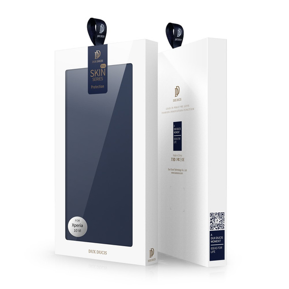 Dux Ducis Telefontok a Sony Xperia 10 VI, Skinpro, sötétkék
