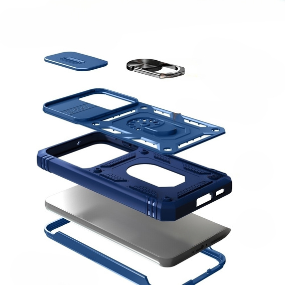 Telefontok a Samsung Galaxy S23 Plus, CamShield Slide, kék