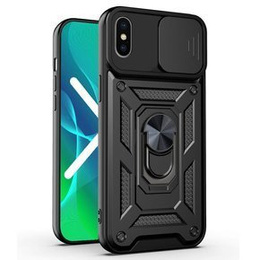 Telefontok a iPhone XS MAX, CamShield Slide, fekete