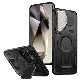 Tok Samsung Galaxy S24 FE, Military MagSafe with camera protection, fekete