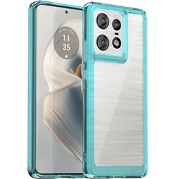 Telefontok a Motorola Edge 50 Pro, Fusion Hybrid, átlátszó / kék