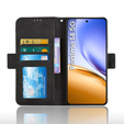 Pattintható tok a Realme 14 5G / Realme 14T 5G, Card Slot, fekete
